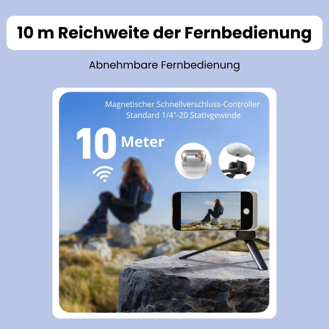 SnapGrip Pro - Magnetischer Kamera-Griff mit Licht