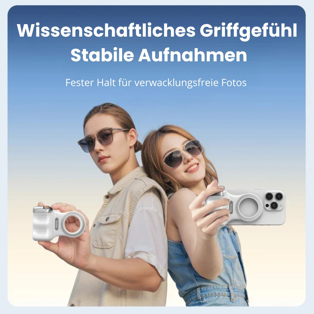 SnapGrip Pro - Magnetischer Kamera-Griff mit Licht